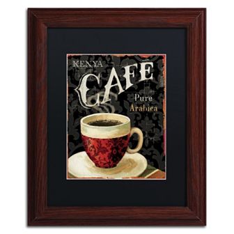 Trademark Fine Art Today's Coffee I Matted Framed Wall Art