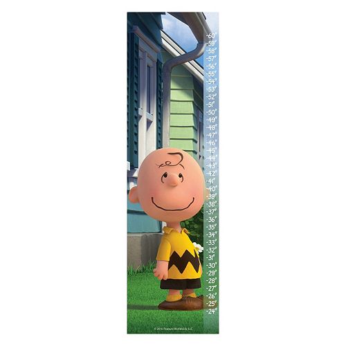 Peanuts Grinning Canvas Growth Chart by Marmont Hill