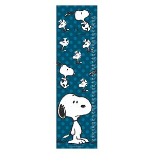 Peanuts Serious Snoopy & Woodstock Canvas Growth Chart by Marmont Hill