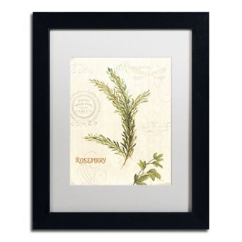 Trademark Fine Art Aromantique II Black Framed Wall Art