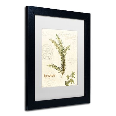 Trademark Fine Art Aromantique II Black Framed Wall Art