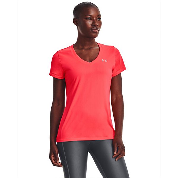 Women's Under Armour Tech&trade; V-Neck Tee - Beta Silver (X SMALL)