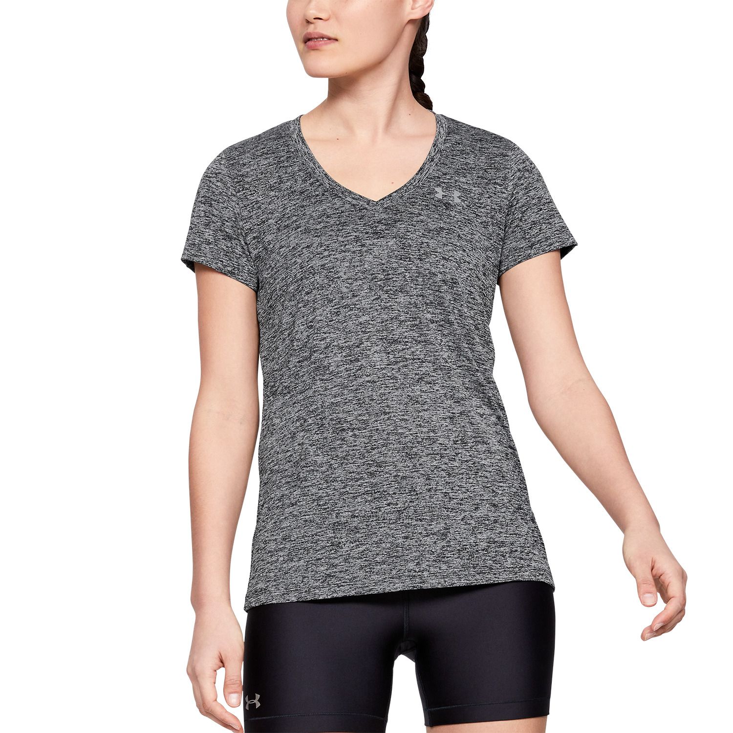 womens under armour v neck t shirts