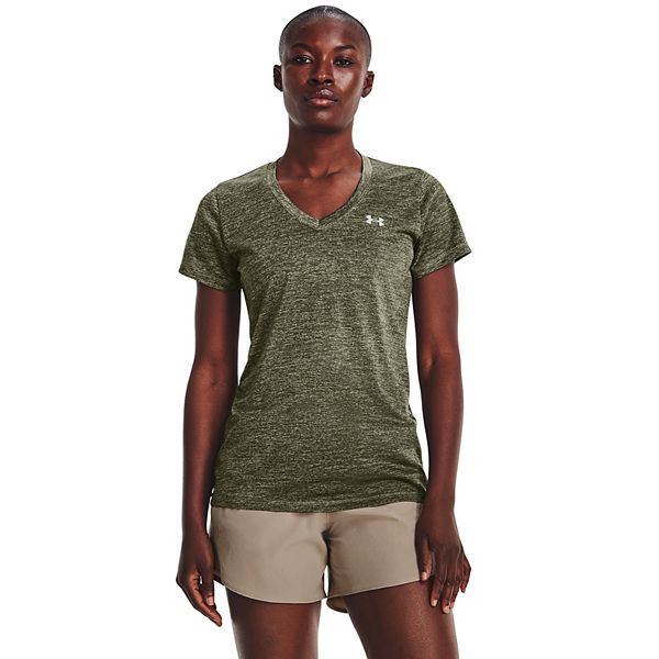 Women's Under Armour Tech&trade; V-Neck Tee - Grove Green (X SMALL)