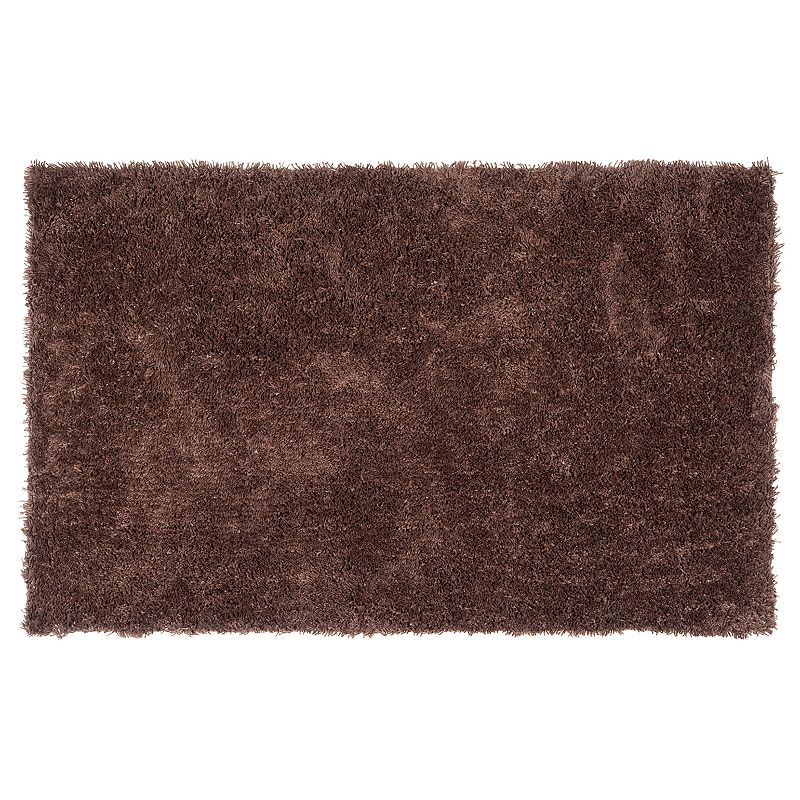 Safavieh Classic Ultra Solid Shag Rug, Brown, 7Ft Sq
