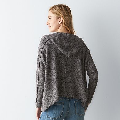 Women's Sonoma Goods For Life® Marled Hooded Cardigan