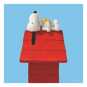 Peanuts Snoopy & Woodstock Sleeping Canvas Wall Art by Marmont Hill