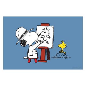 Peanuts Artist Snoopy Canvas Wall Art by Marmont Hill