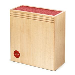 Fiesta Wood Bristle Block Knife Sharpener