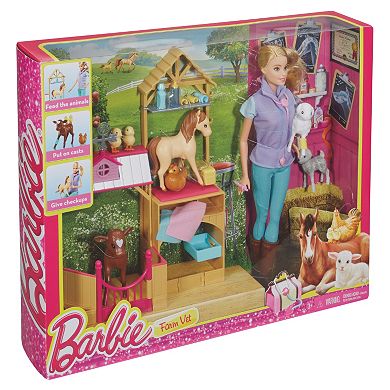 Barbie Careers Farm Vet Playset