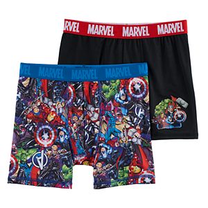 Boys Marvel Comics Captain America 2-Pack Boxer Briefs