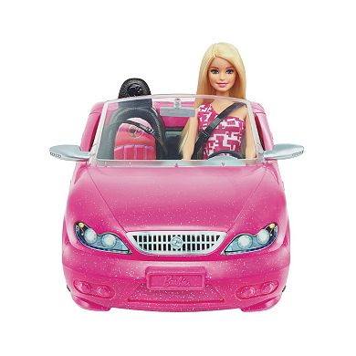 Barbie Blonde Barbie Doll & Convertible Car Set