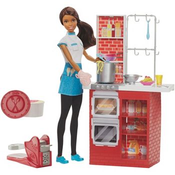  Barbie  Spaghetti Chef Doll Kitchen  Playset 