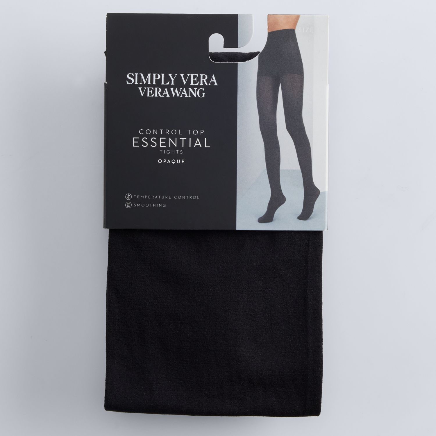 plus size simply vera vera wang opaque control top tights
