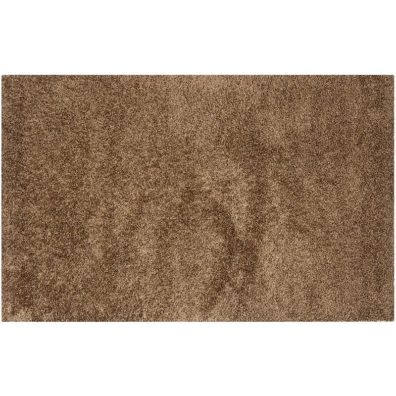 Safavieh Monterey Solid Shag Rug, Brown, 7Ft Sq