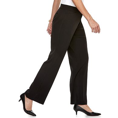 Women's Dana Buchman Midrise Curvy Fit Dress Pants 