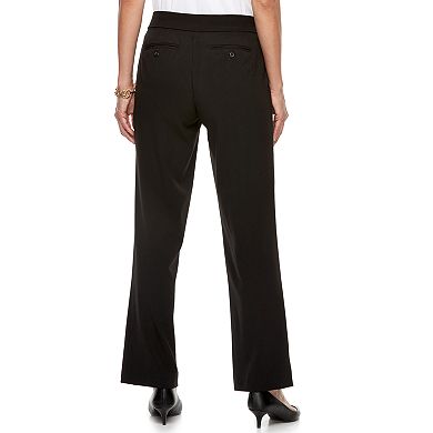 Women's Dana Buchman Midrise Curvy Fit Dress Pants 