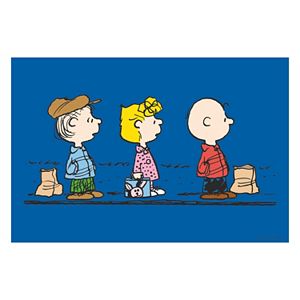 Peanuts Bus Stop Canvas Wall Art by Marmont Hill