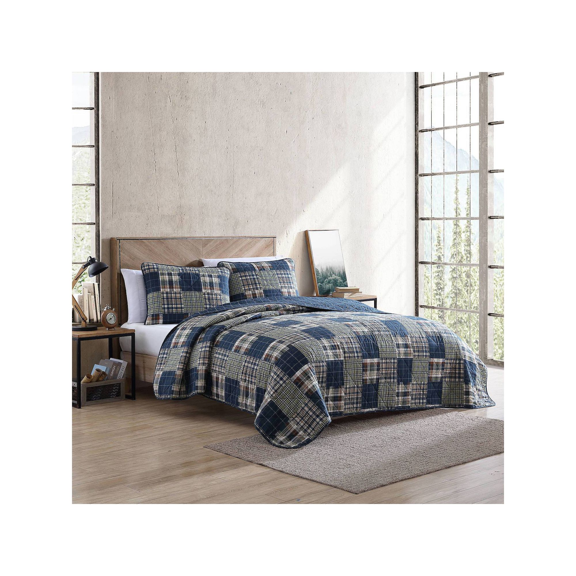 Eddie Bauer Madrona Quilt Set, Blue