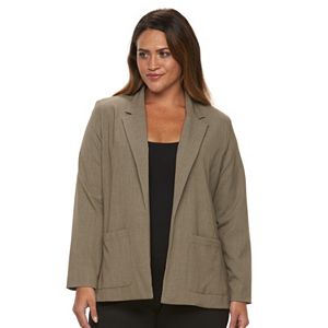 Plus Size Briggs Bi-Stretch Solid Jacket