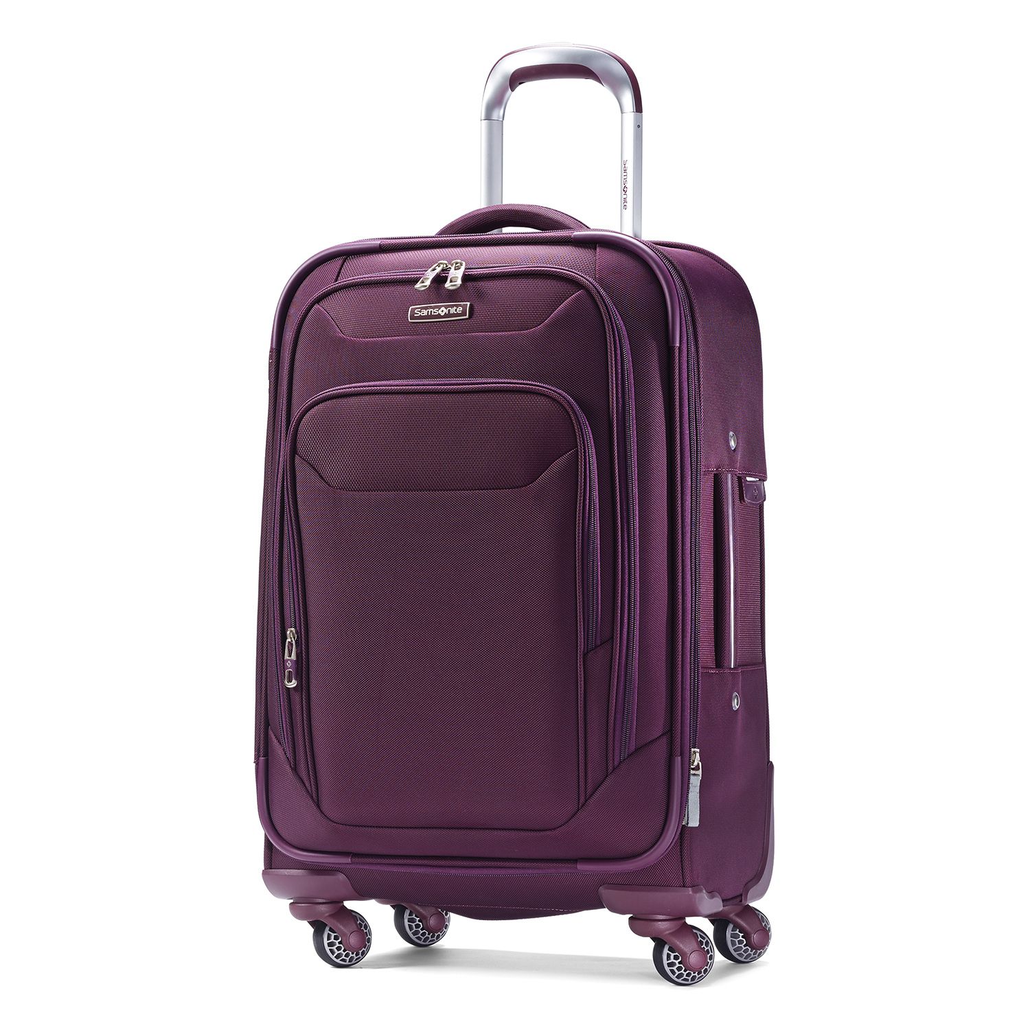 samsonite carry on luggage purple
