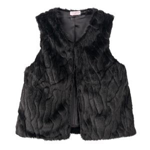 Girls 4-6x Design 365 Faux-Fur Vest