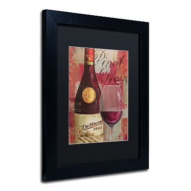 Trademark Fine Art Vin Abstract I Black Framed Wall Art