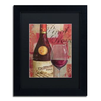 Trademark Fine Art Vin Abstract I Black Framed Wall Art