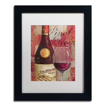 Trademark Fine Art Vin Abstract I Black Framed Wall Art