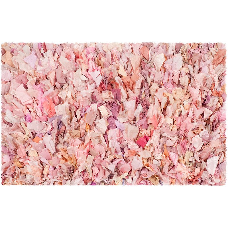 Safavieh Rio Solid Shag Rug, White, 6Ft Rnd