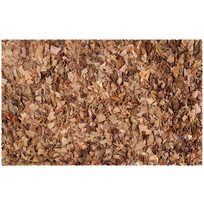 Safavieh Rio Solid Shag Rug, Brown, 6X9 Ft