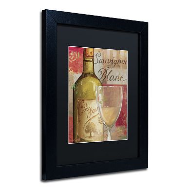 Trademark Fine Art Vin Abstract II Black Framed Wall Art