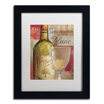 Trademark Fine Art Vin Abstract II Black Framed Wall Art