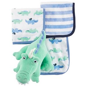 Baby Carter's 3-pk. Washcloths & Plush Toy Set