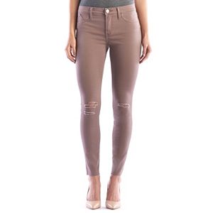 Women's Rock & Republic® Kashmiere Ripped Khaki Leggings