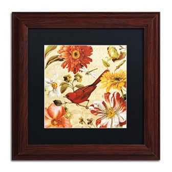 Trademark Fine Art Rainbow Garden Spice III Framed Wall Art