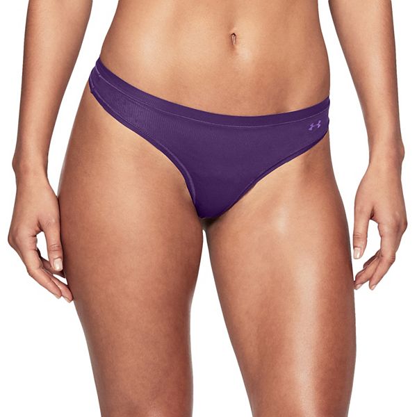Under Armour Women's Pure Stretch Thong Multi-Pack, Black (004)/Dash Pink,  Large : : Clothing, Shoes & Accessories