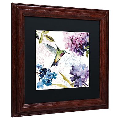 Trademark Fine Art Spring Nectar Square II Framed Wall Art