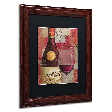 Trademark Fine Art Vin Abstract I Wood Finish Framed Wall Art