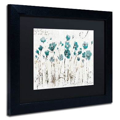 Trademark Fine Art Abstract Balance VI Black Framed Wall Art