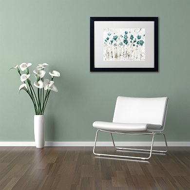 Trademark Fine Art Abstract Balance VI Black Framed Wall Art
