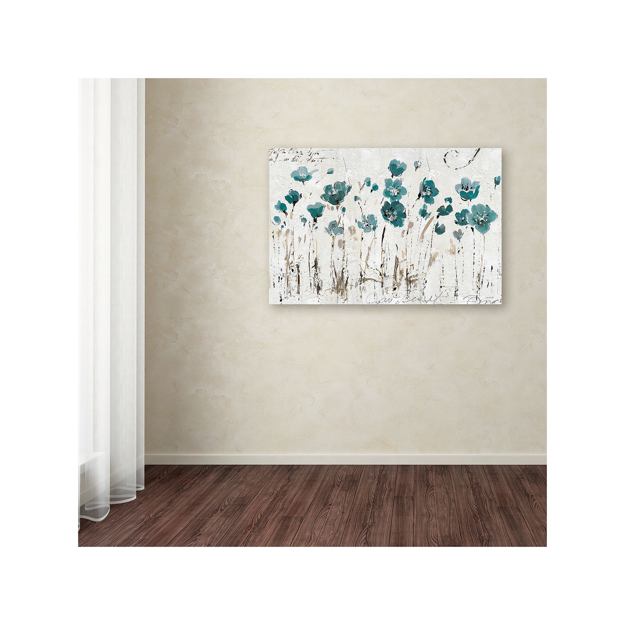 Trademark Fine Art Abstract Balance VI Canvas Wall Art, Blue