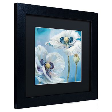 Trademark Fine Art Blue Dance II Black Framed Wall Art