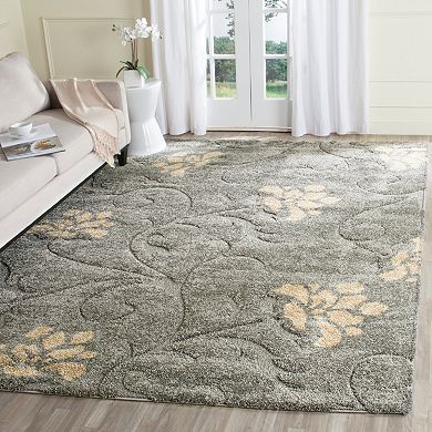 Safavieh Florida Floral Leaf II Shag Rug