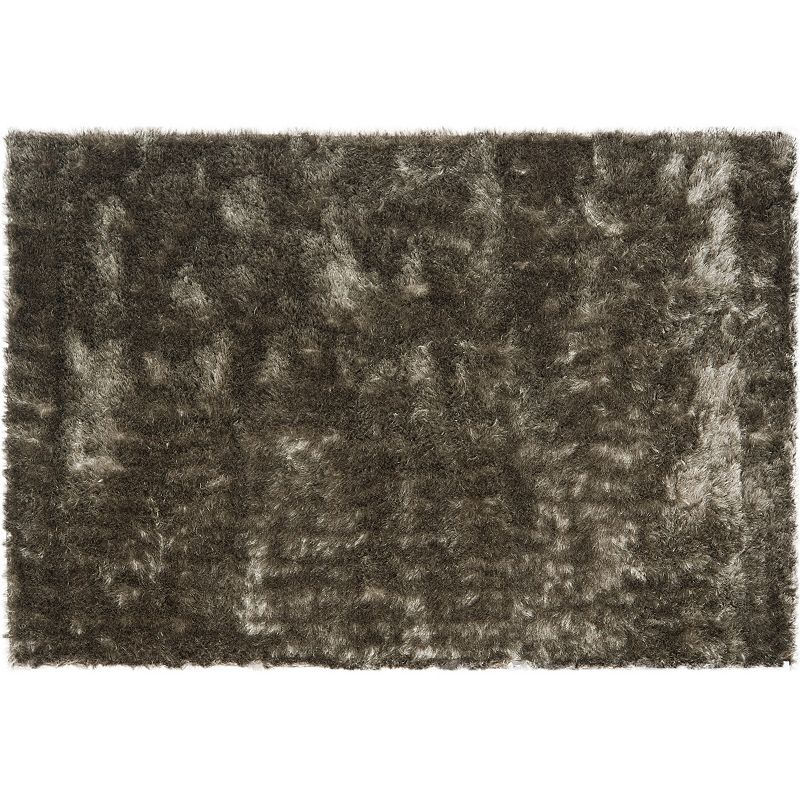 Safavieh Paris Modern Shag Rug, Grey, 5Ft Sq