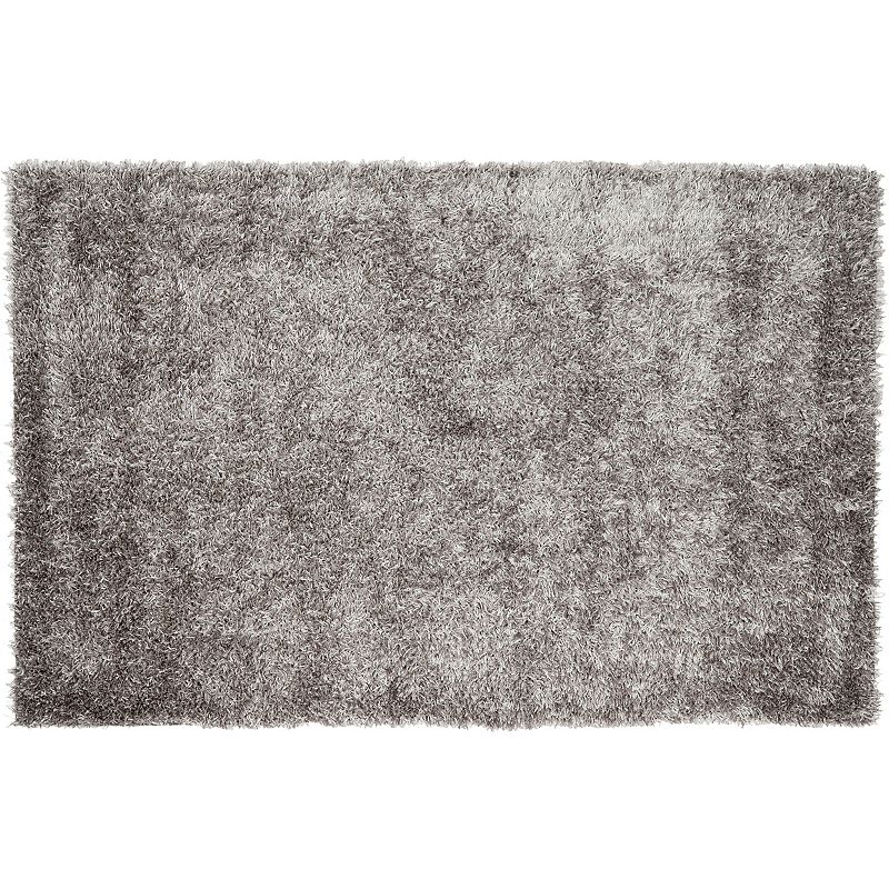 Safavieh New Orleans Wooly Solid Shag Rug, Grey, 7Ft Sq