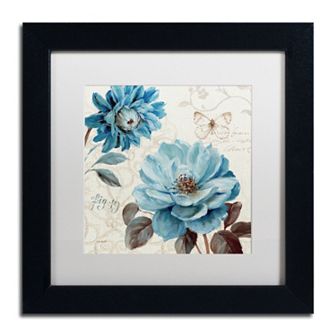 Trademark Fine Art A Blue Note III Black Framed Wall Art