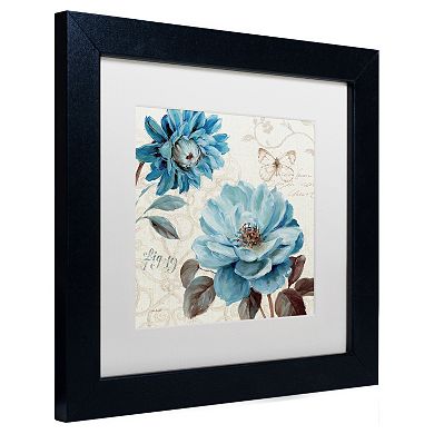 Trademark Fine Art A Blue Note III Black Framed Wall Art