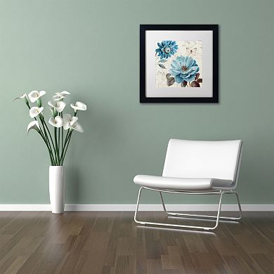 Trademark Fine Art A Blue Note III Black Framed Wall Art