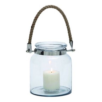 Rope Handle Candle Lantern